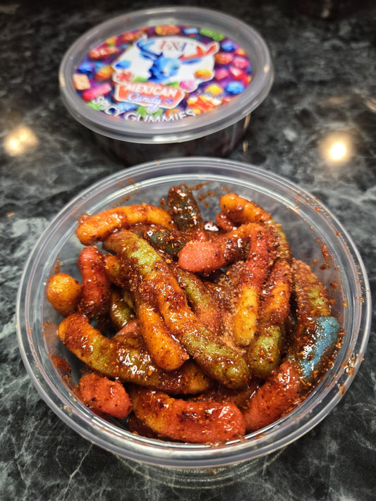 Chamoy Neon Gummy Worms