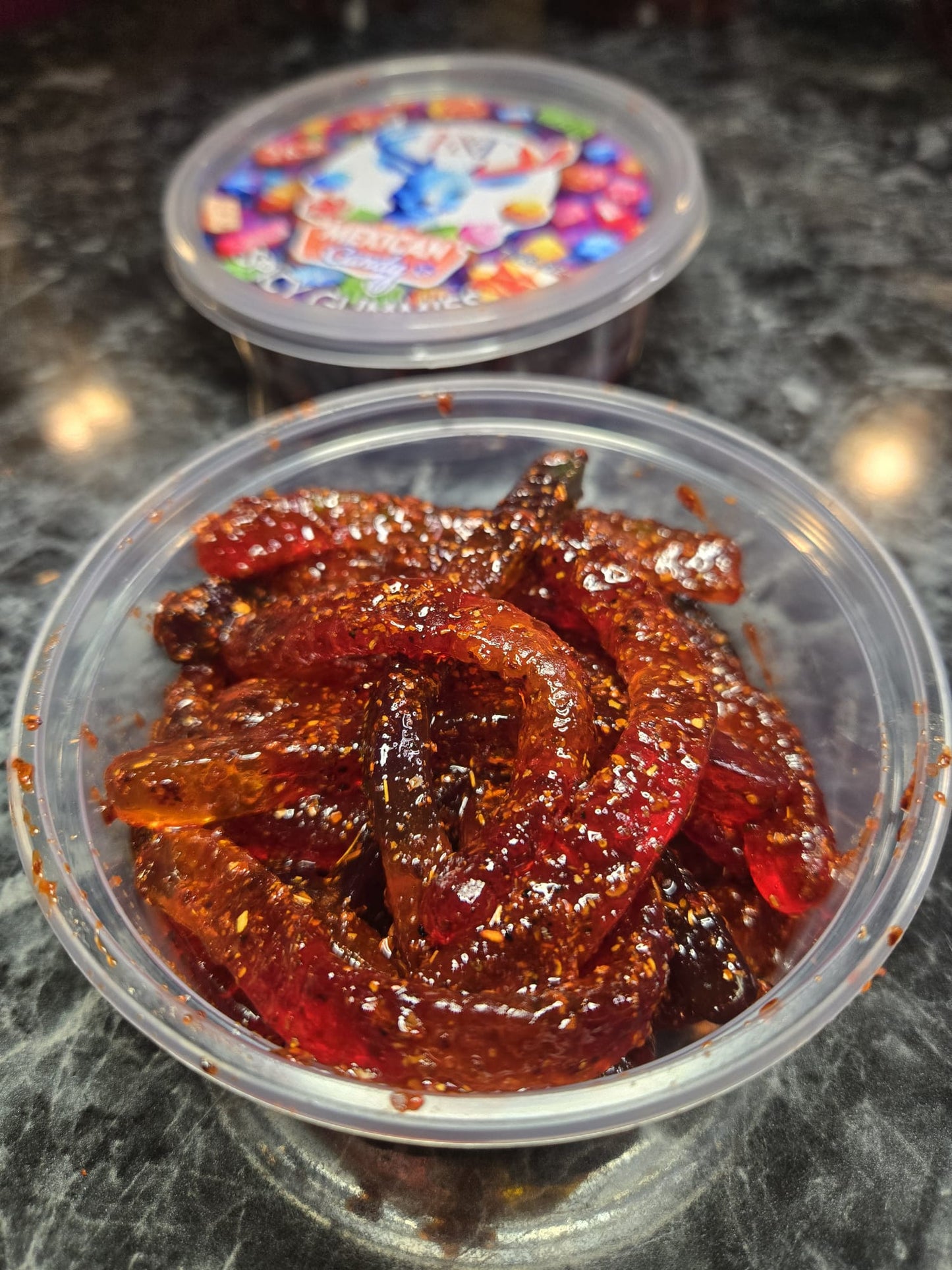 Chamoy Shiny Gummy Worms